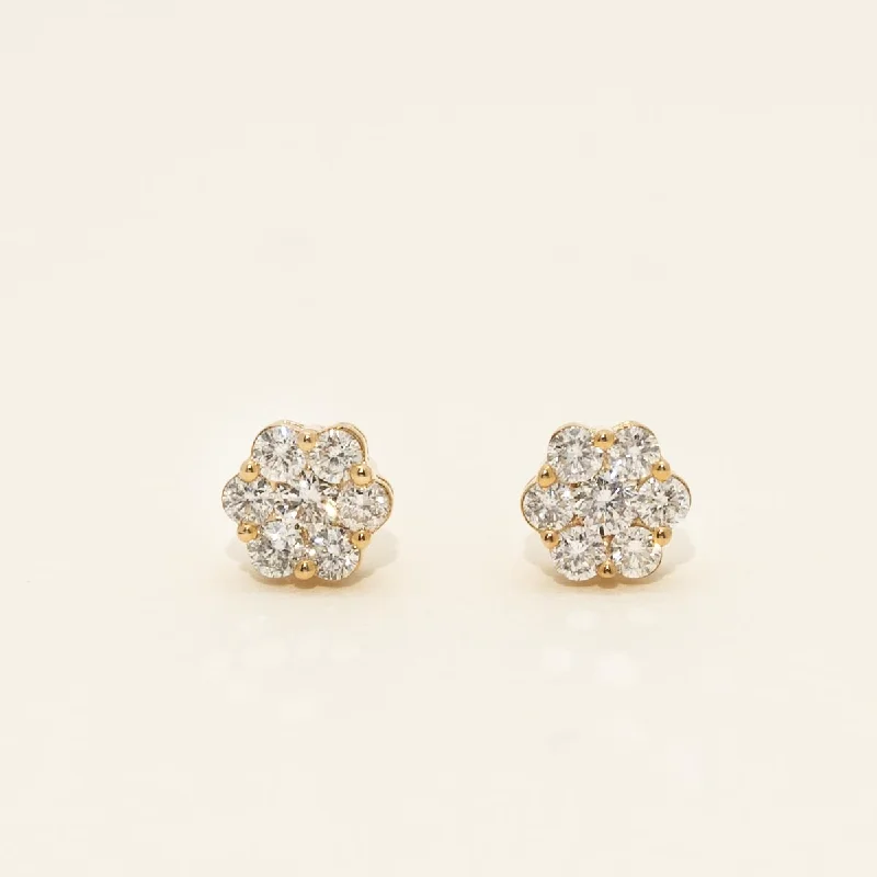 Diamond Fashion Stud Earrings in 10kt Yellow Gold (3/4ct tw)