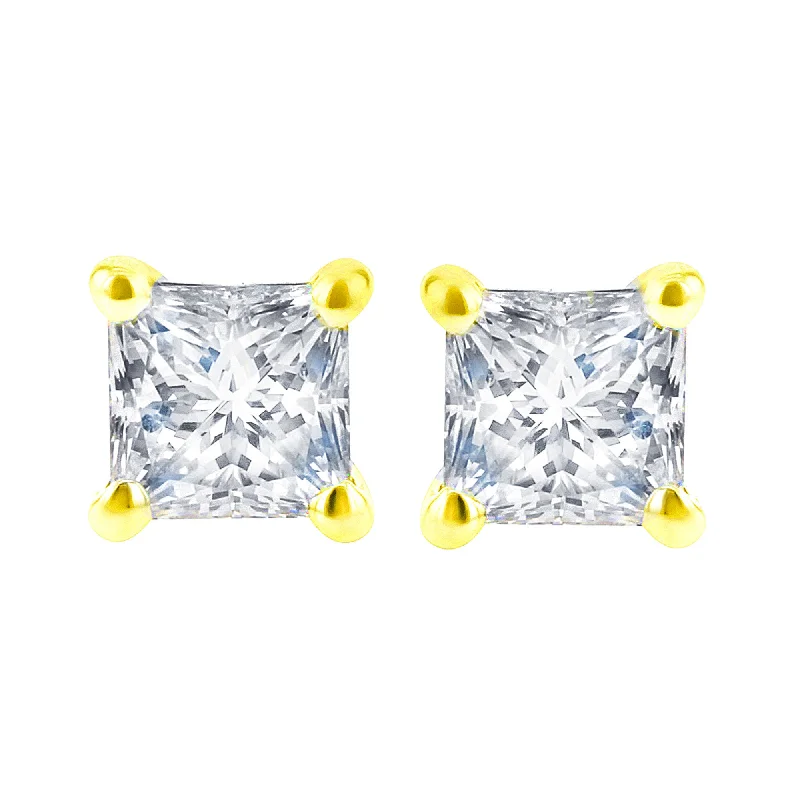 Exclusive Princess Diamond Stud Earrings 1/3ct