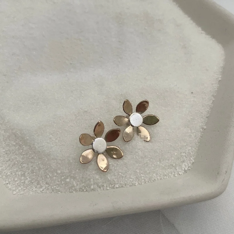 Bloom Flower Stud Earrings