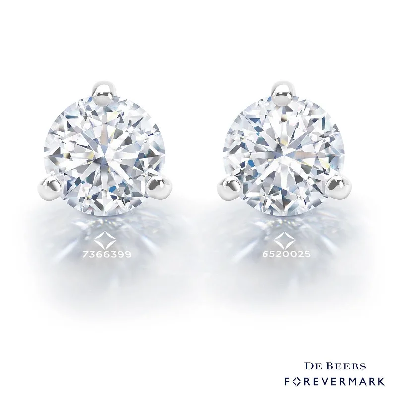 Forevermark Diamond Martini Stud Earrings in 18kt White Gold (1/4ct tw)