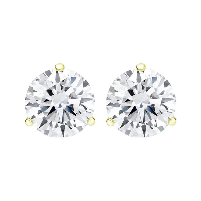 Get Naked Diamond Stud Earrings 3/8ct