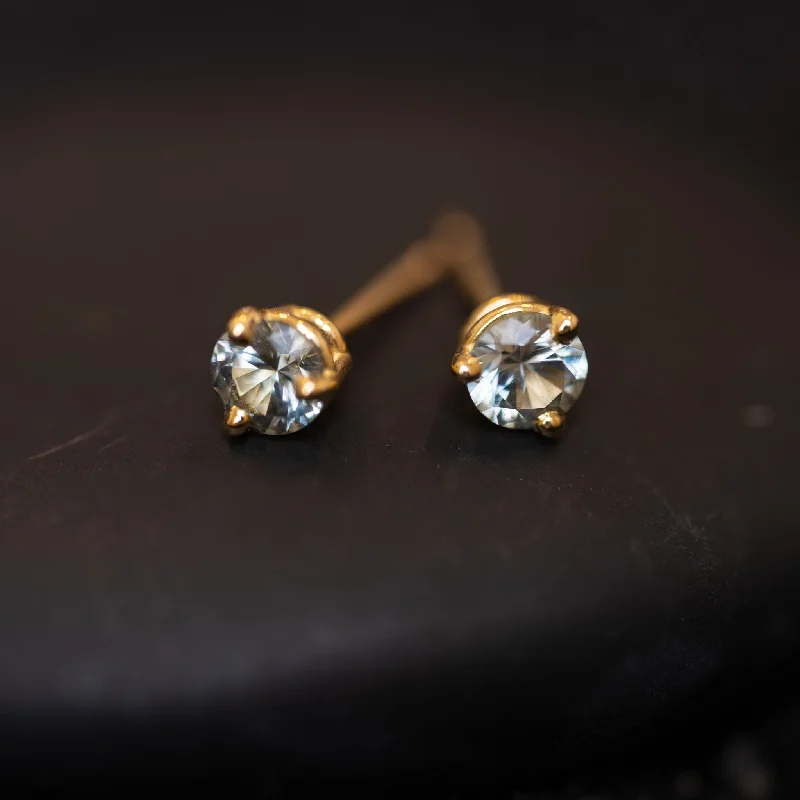 Montana Sapphire Stud Earrings 4mm