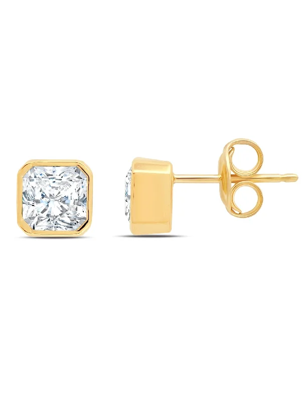 Opulence Stud Earrings Finished in 18kt Yellow Gold Sale