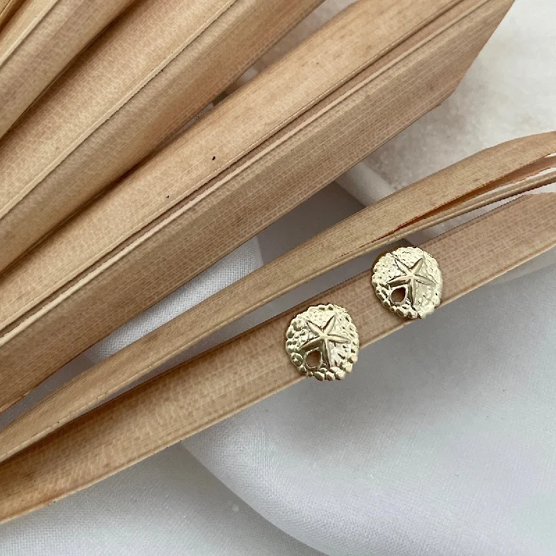 Sand Dollar Stud Earrings