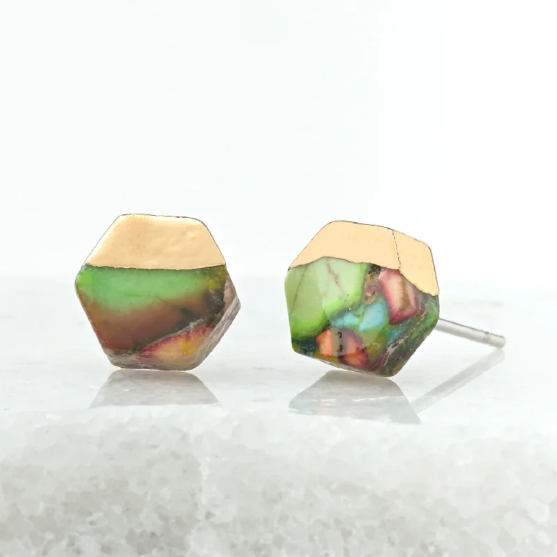 Sedona Stud Earrings Multi-Colored