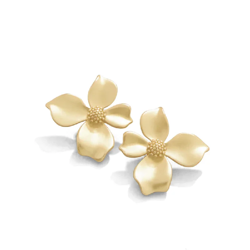 Spartina Wallflower Stud Earrings - Gold