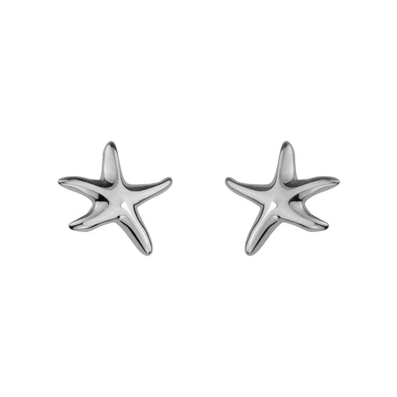 Sterling Silver Starfish Stud Earrings