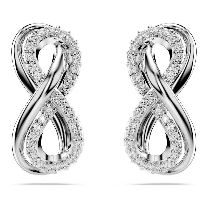 Swarovski Hyperbola Infinity Stud Earrings