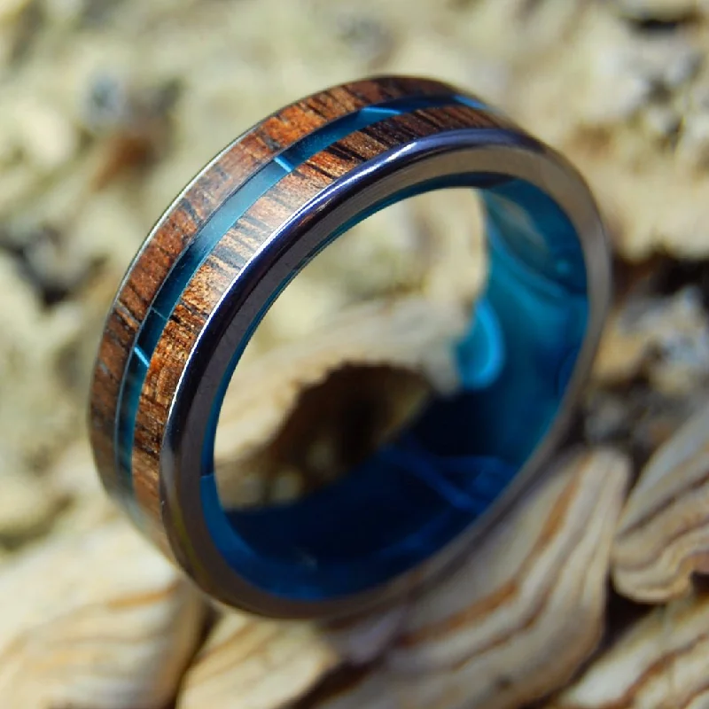 Outrigger | Men's Hawaiian Koa Wood & Titanium Wedding Ring