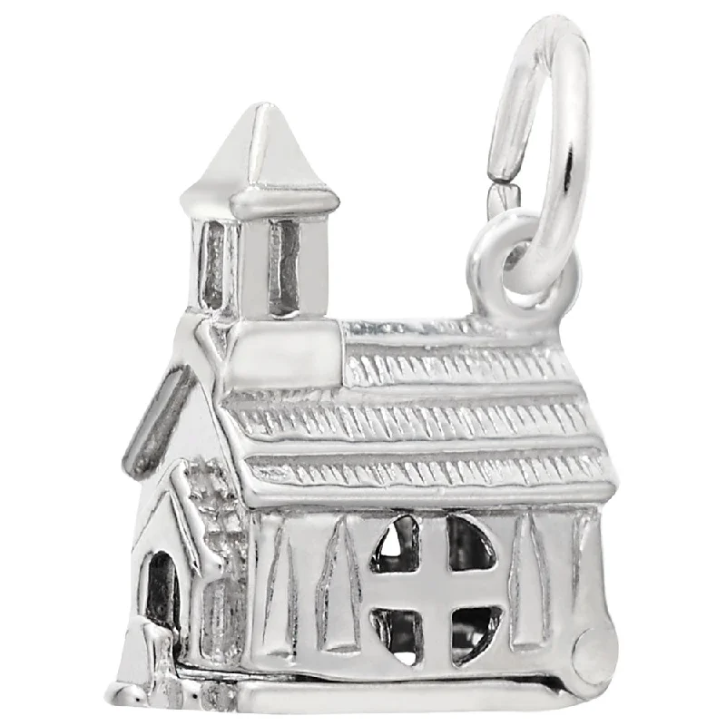 Sterling Silver Opening Church Charm