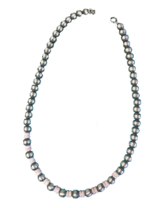 20" Necklace: Conch Beads + Nav Prls