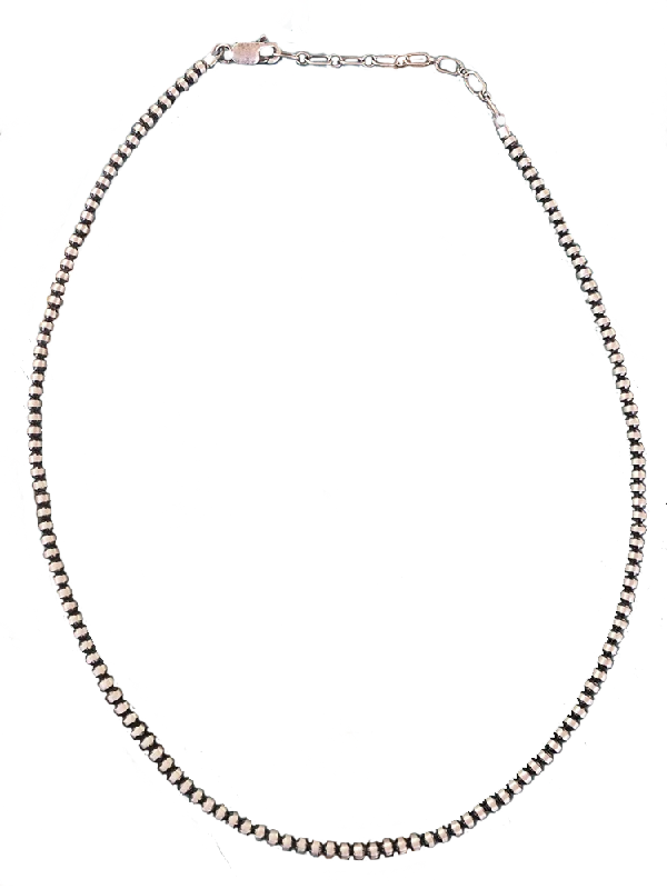 16" + 18" 3mm Navajo Pearl Necklace