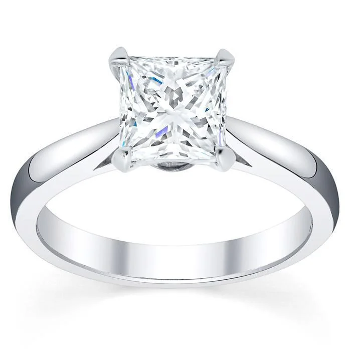 2.7mm Princess Open Tapered Solitaire Setting