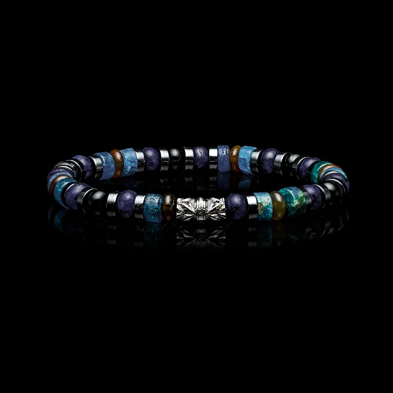 Abyss | Lapis, Onyx Beaded Bracelet