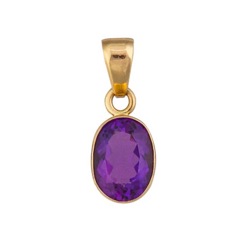 Alchemia Amethyst Oval Pendant