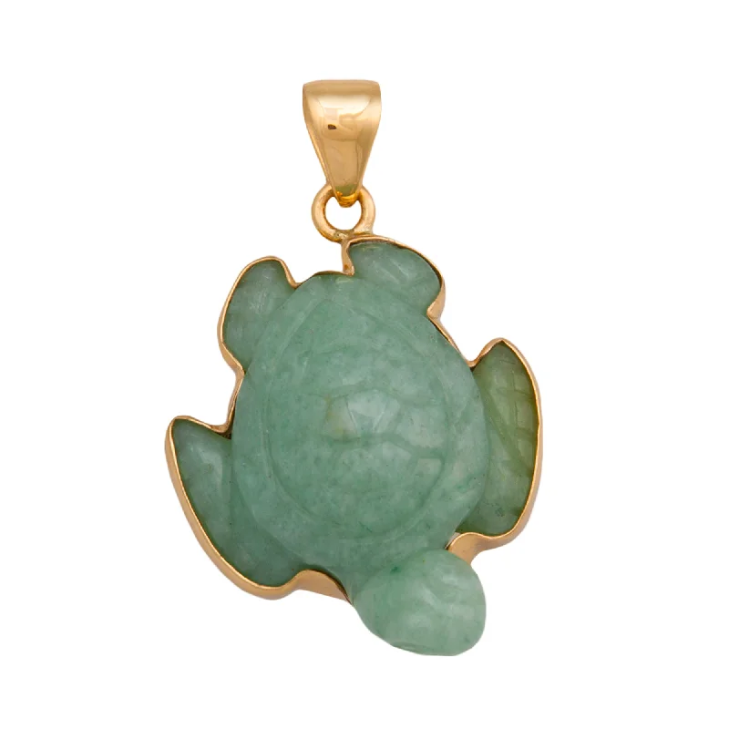 Alchemia Aventurine Sea Turtle Pendant