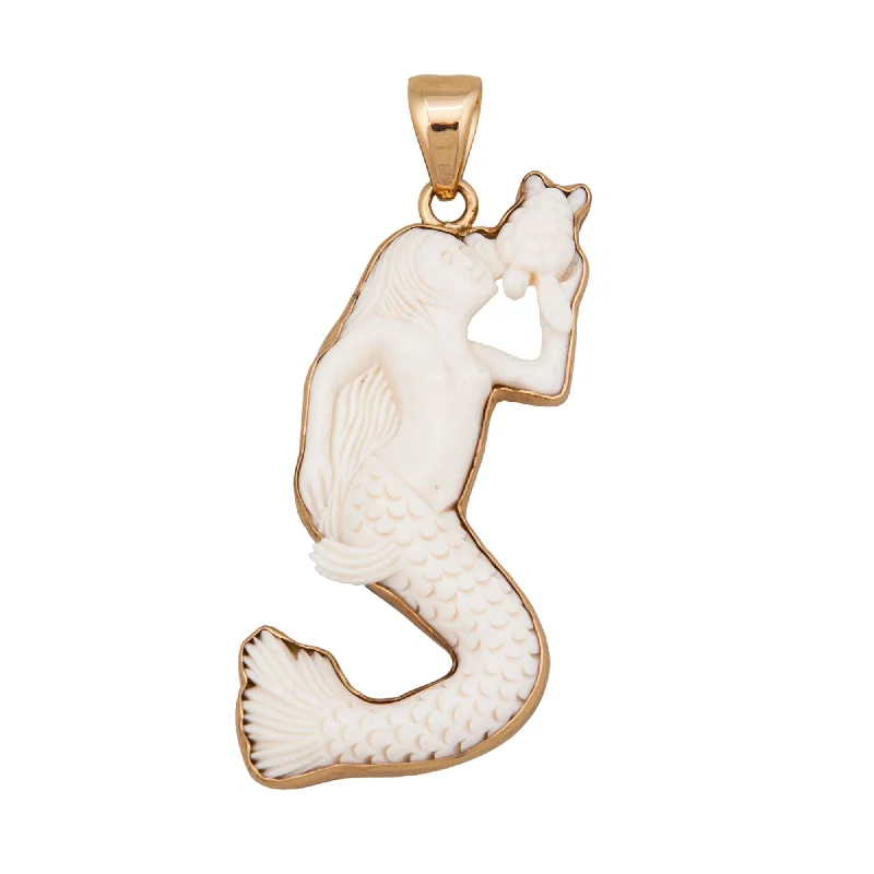 Alchemia Bone Mermaid Pendant