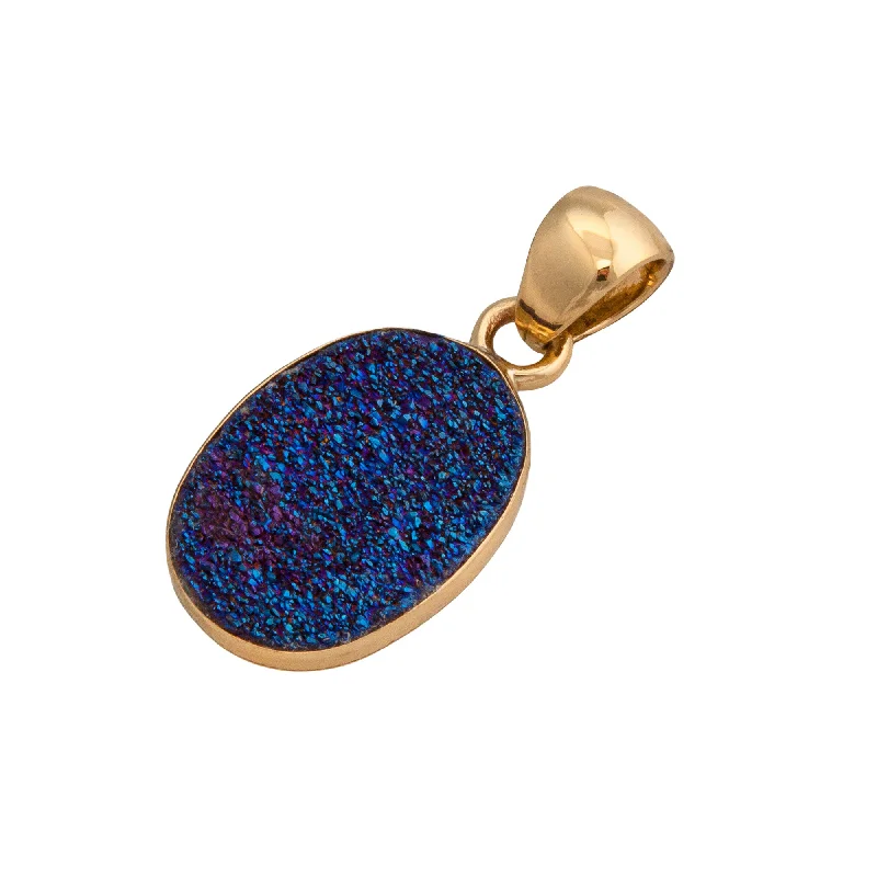 Alchemia Cobalt Druzy Pendant