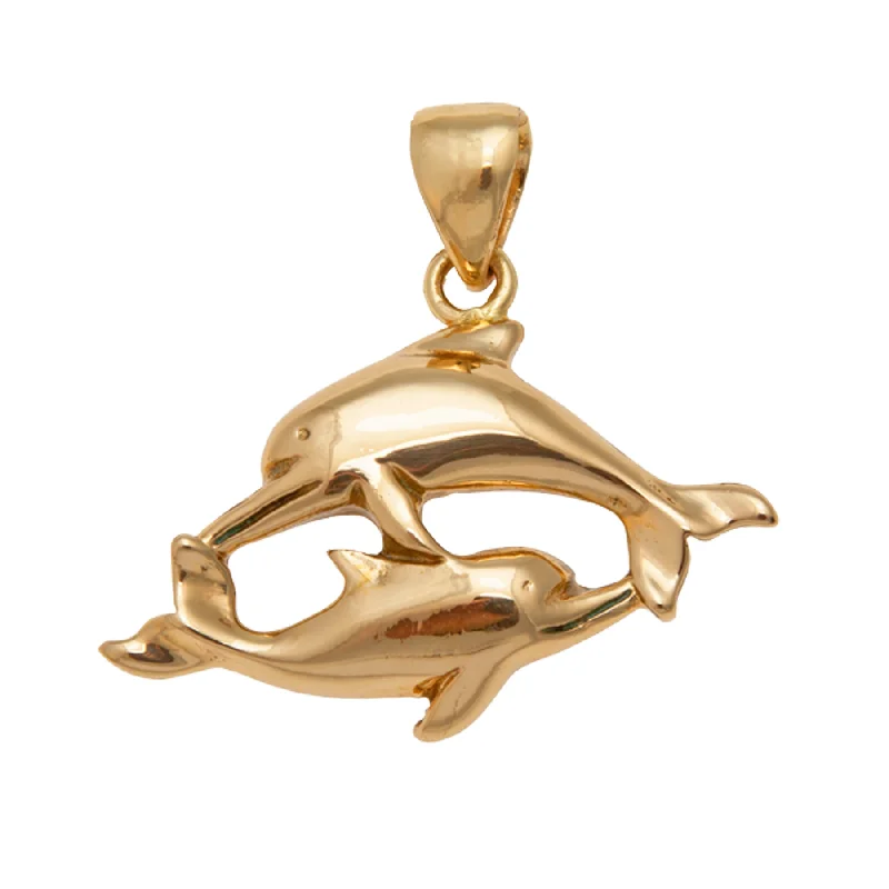 Alchemia Double Dolphin Pendant