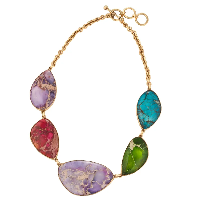 Alchemia Color-Enhanced Multi-Jasper Necklace