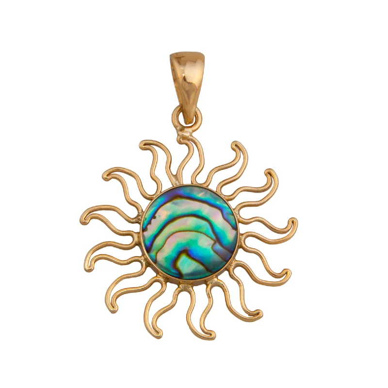 Alchemia Natural Abalone Sun Pendant