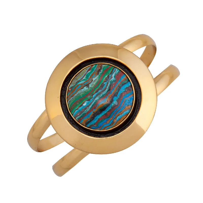 Alchemia Rainbow Calsilica Multi-Band Cuff