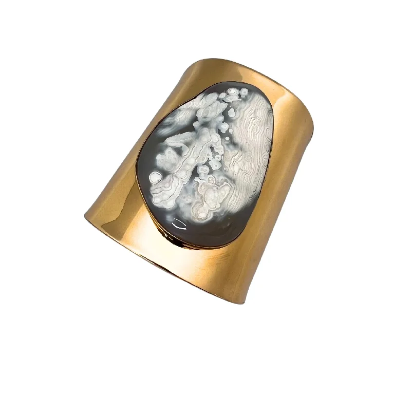 Alchemia Spotted Agate Cuff