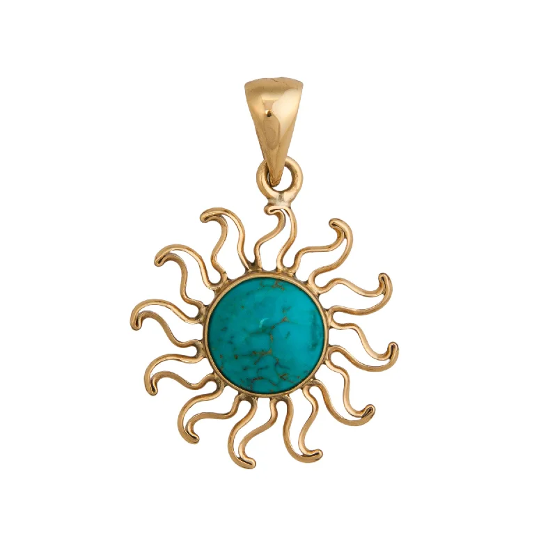 Alchemia Turquoise Sun Pendant