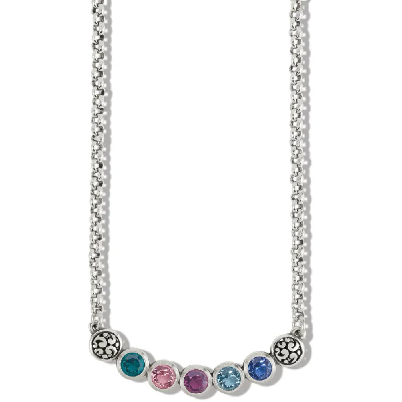 Brighton Elora Gems Dots Curve Necklace