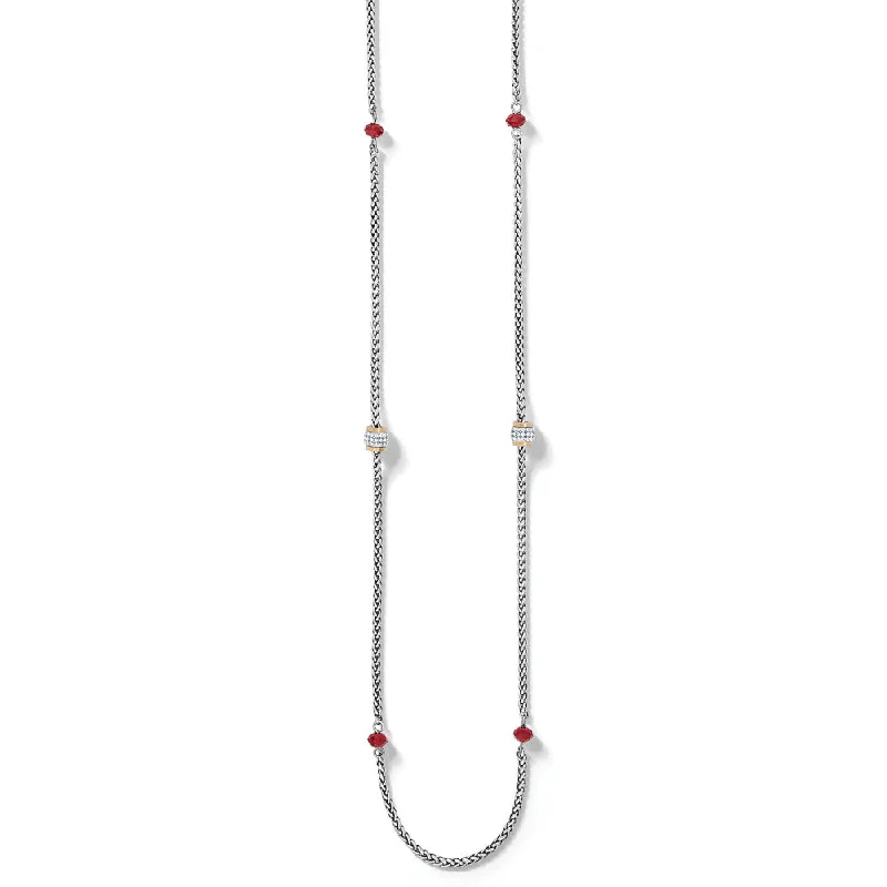 Brighton Meridian Two Tone Long Necklace with Beads