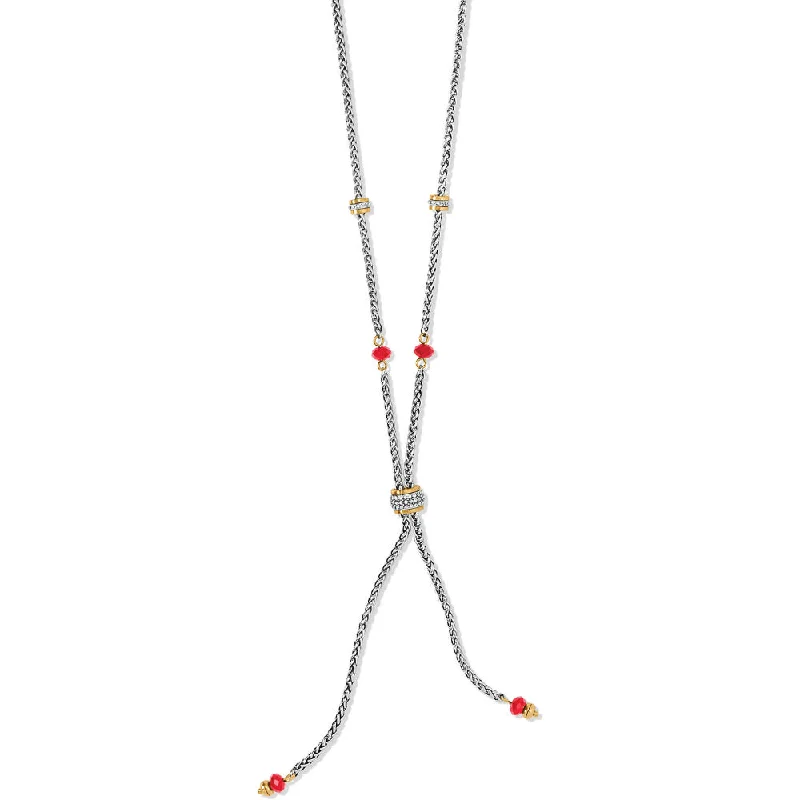 Brighton Meridian Two Tone Petite Y Necklace