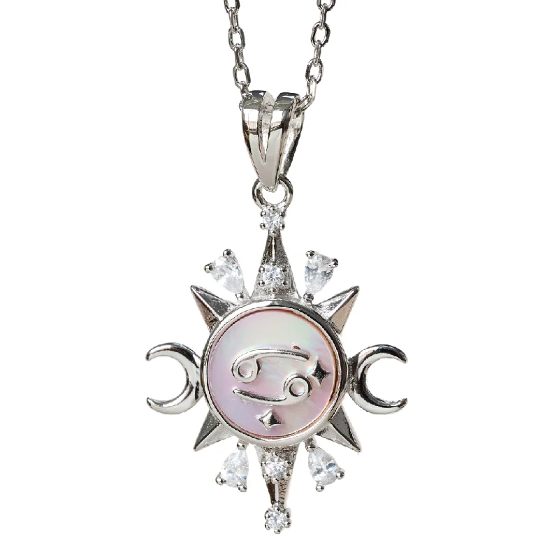 Celestial Horoscope Pendant - Cancer