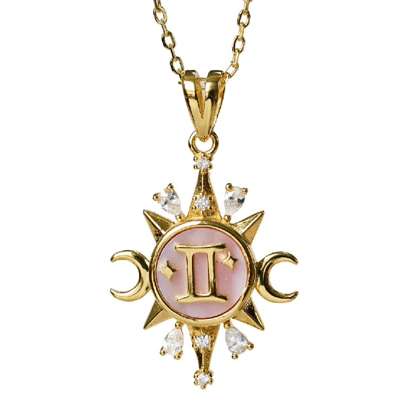 Celestial Horoscope Pendant - Gemini