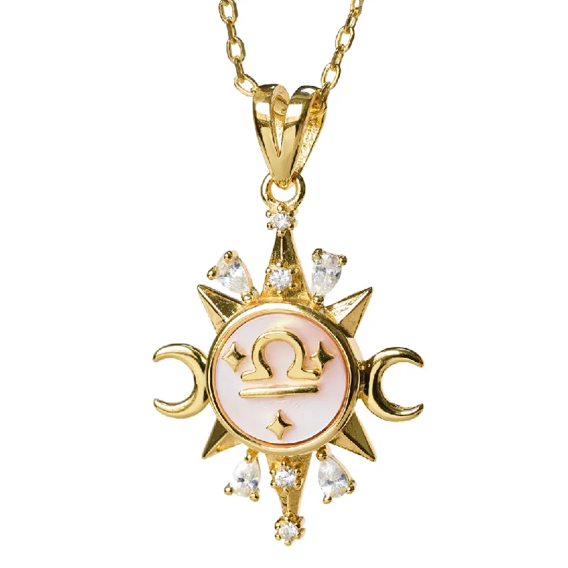 Celestial Horoscope Pendant - Libra