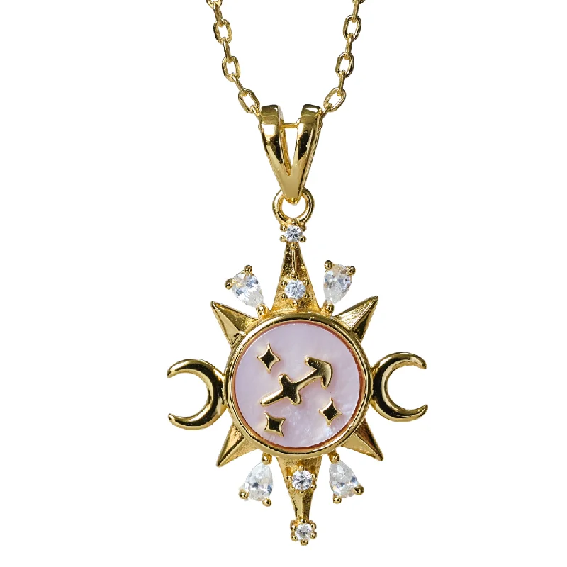 Celestial Horoscope Pendant - Sagittarius