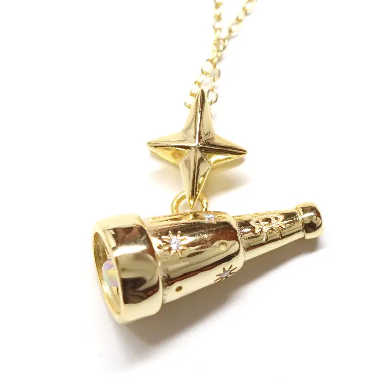 Celestial Telescope Pendant