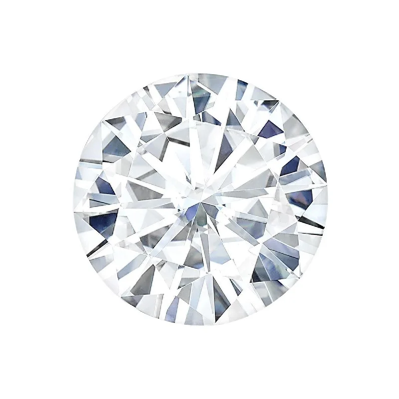 Charles and Colvard Round Brilliant Forever One Moissanite