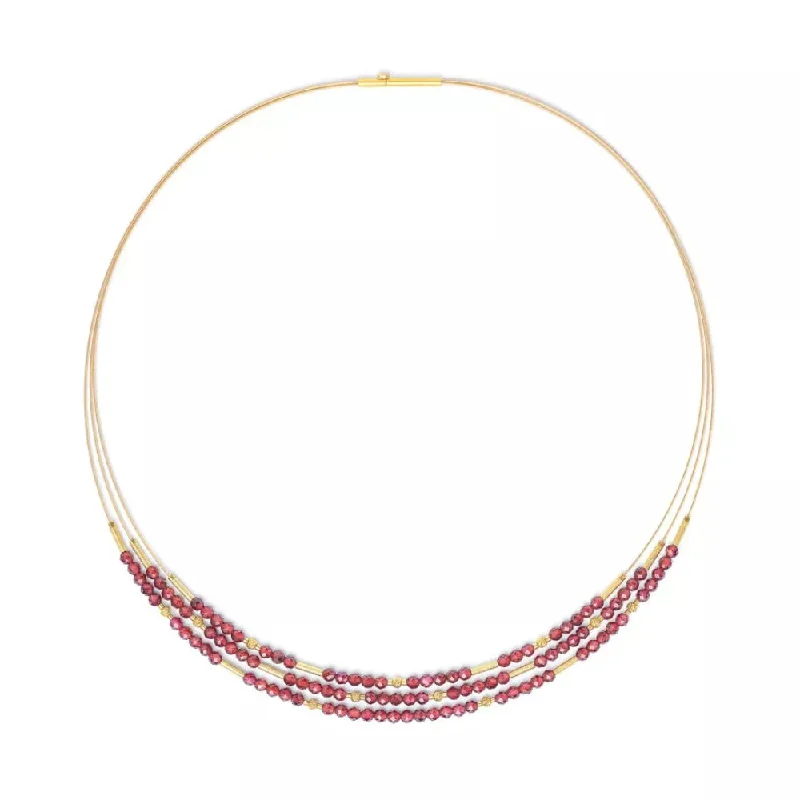 Bernd Wolf Clenifa Garnet Necklace