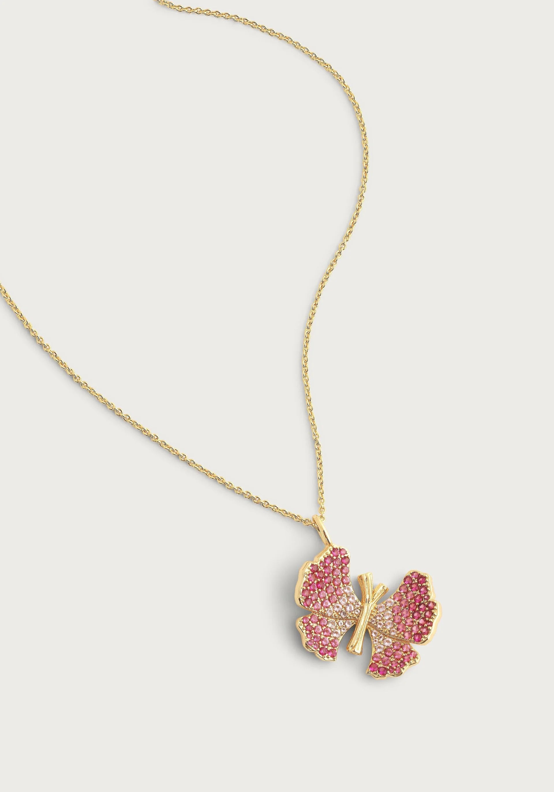 Butterfly Pavé Necklace