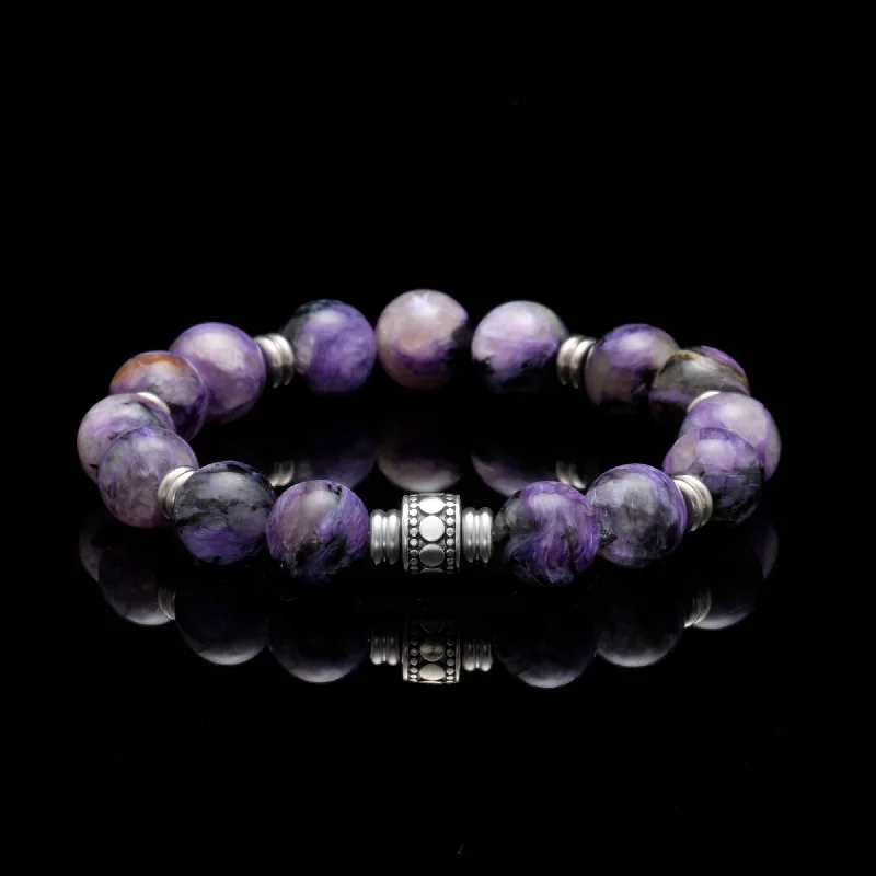 Stainless Steel Spacer Third Eye Chakra Bracelet