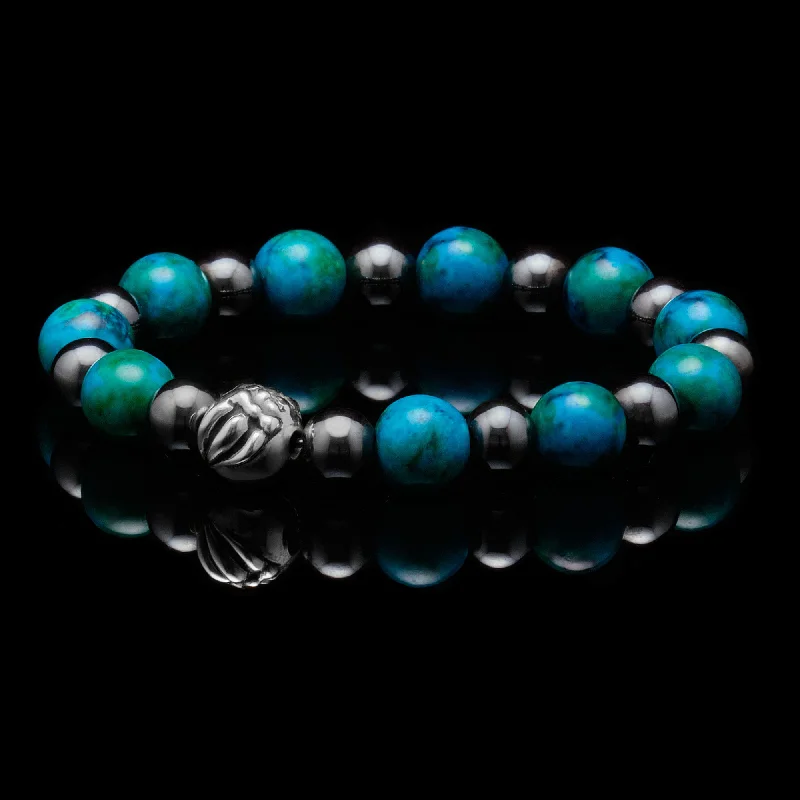 Dragon Claw bracelet with Turquoise, Hematite