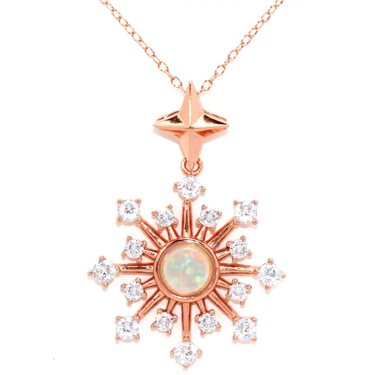 Ella Opal Burst Pendant