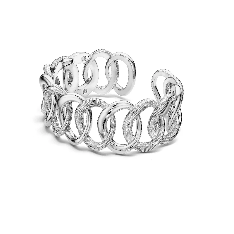 Eternity Interlocking Link Cuff