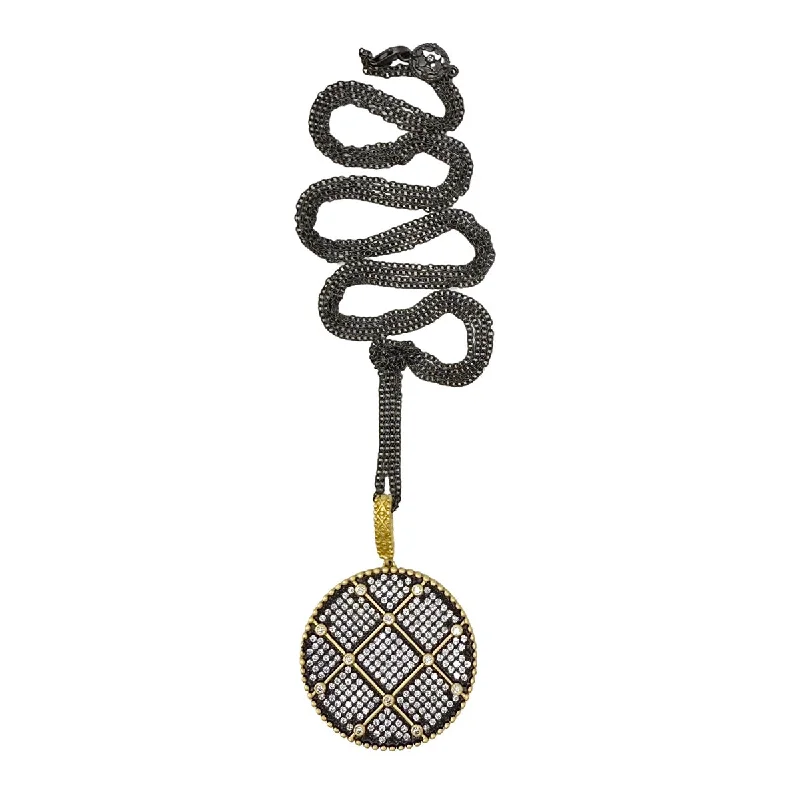 Freida Rothman Signature Double Sided Pendant Necklace