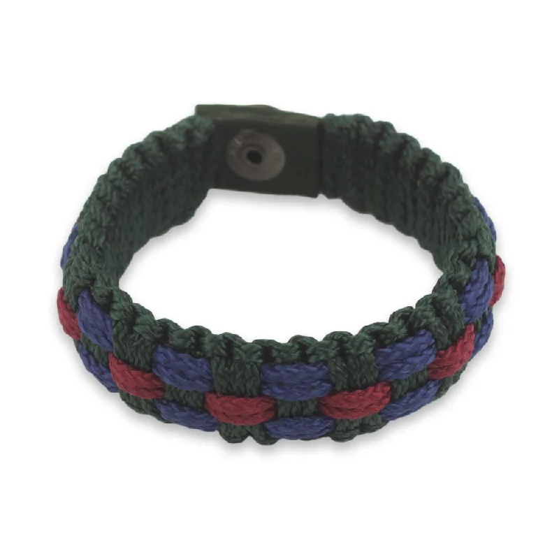 Handmade Men's Recycled 'Sincerity' Bracelet (Ghana)