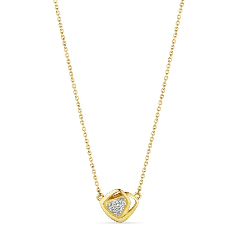 Judith Ripka 14k Selvaggia Pendant Necklace with Diamonds