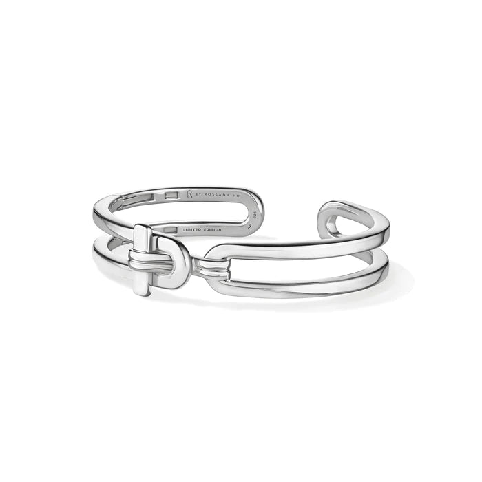 Judith Ripka Sterling Silver Jie Knot Cuff