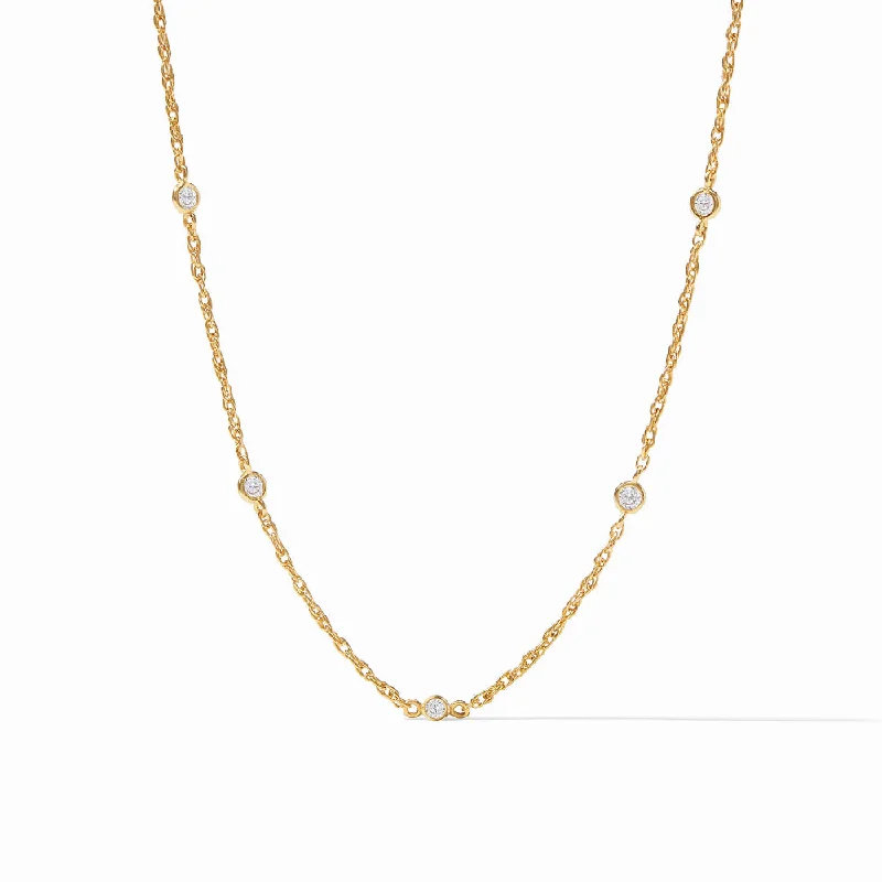 Julie Vos Celeste Delicate Station Necklace