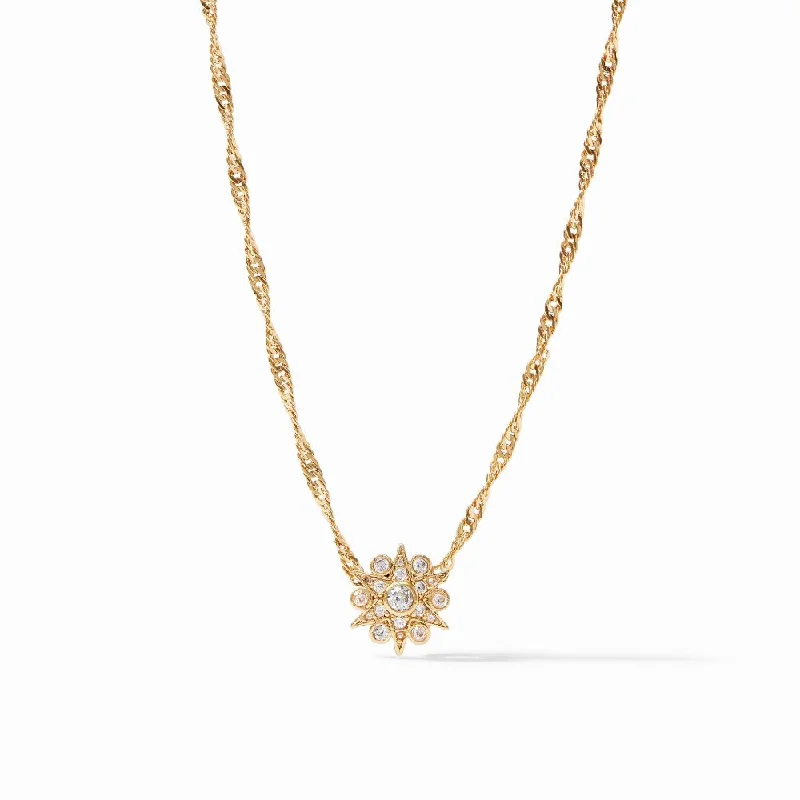 Julie Vos Celeste Demi Solitaire Necklace