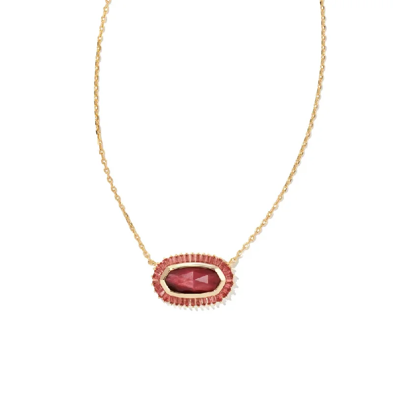 Kendra Scott Baguette Elisa Gold Pendant Necklace